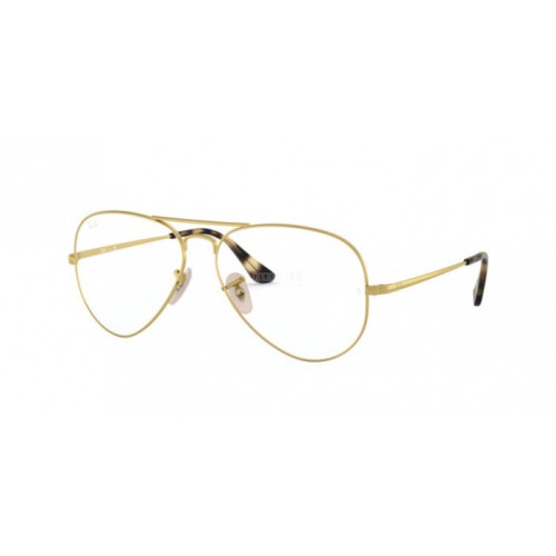 Occhiale da Vista RAY-BAN VISTA 0RX6489 AVIATOR - MATTE GOLD 3033