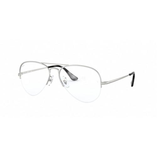 Occhiale da Vista RAY-BAN VISTA 0RX6589 AVIATOR GAZE - MATTE SILVER 2538