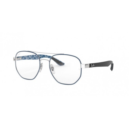 Occhiale da Vista RAY-BAN VISTA 0RX8418 - SILVER ON TOP MATTE BLUE 3016