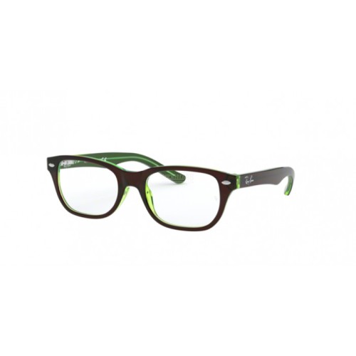 Occhiale da Vista Ray-Ban Junior Vista 0RY1555 - TOP BROWN ON GREEN FLUO 3665