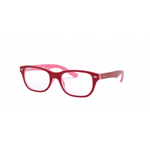 Occhiale da Vista Ray-Ban Junior Vista 0RY1555 - TRASPARENT PINK ON TOP BORDEAU 3761